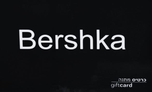 גיפט קארד לרשת BERSHKA ב-₪90 בשווי ₪100